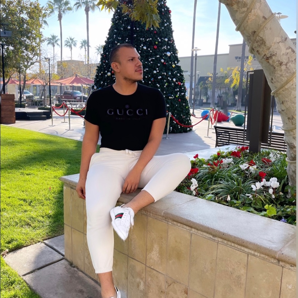 Mens Black Authentic Gucci T Shirt